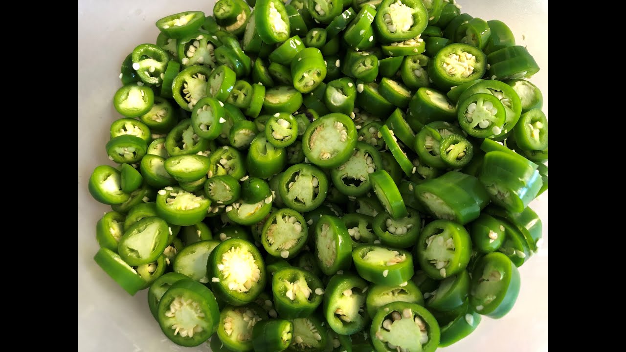 Jalapenos im August ernten und einkochen Chilis