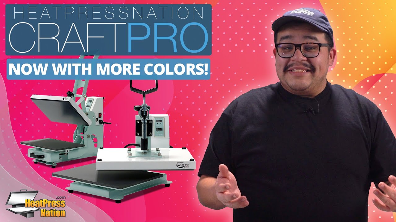 Термопресс HPN CraftPro: теперь с большим количеством цветов!