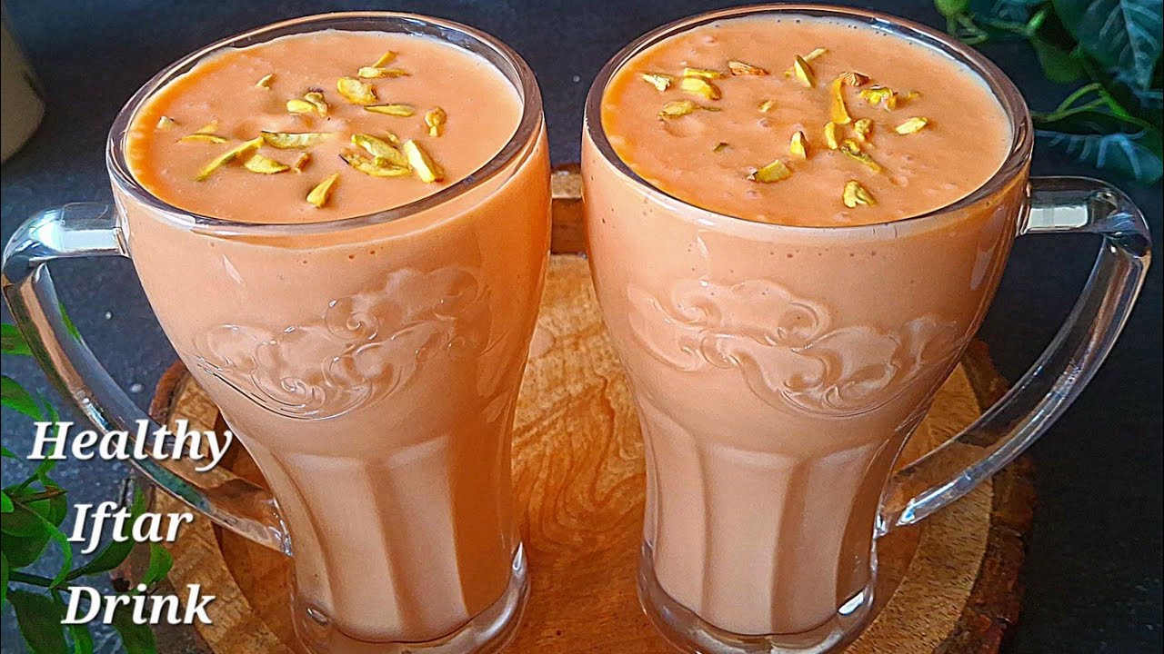 Healthy Iftar Drink | Carrot- Almond- Cashew Drink | Carrot Milkshake |Milkshake Recipe