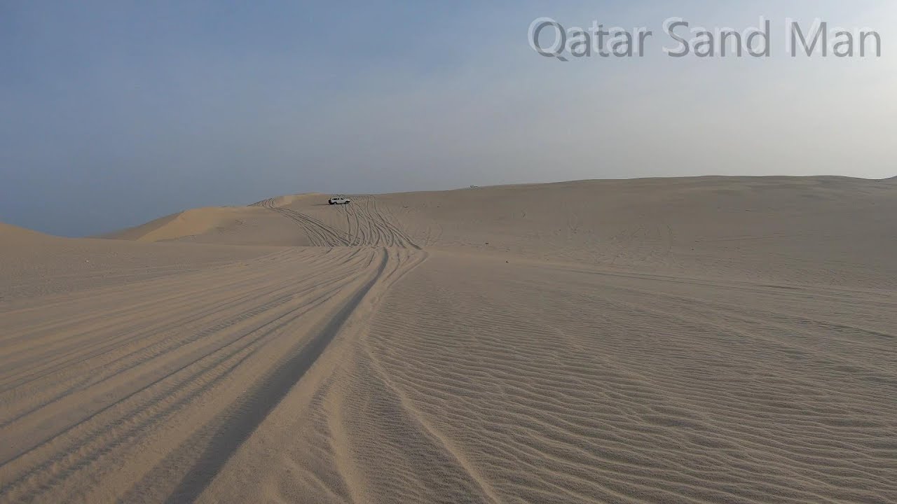 Qatar, Winch recovery, Toyota Series 80 Land Cruiser, Desert Sand Dunes