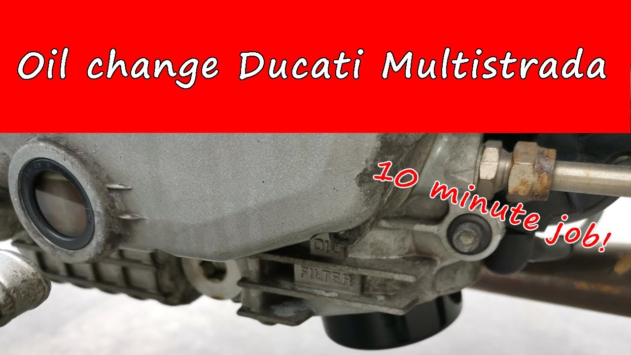 Замена масла Ducati Multistrada