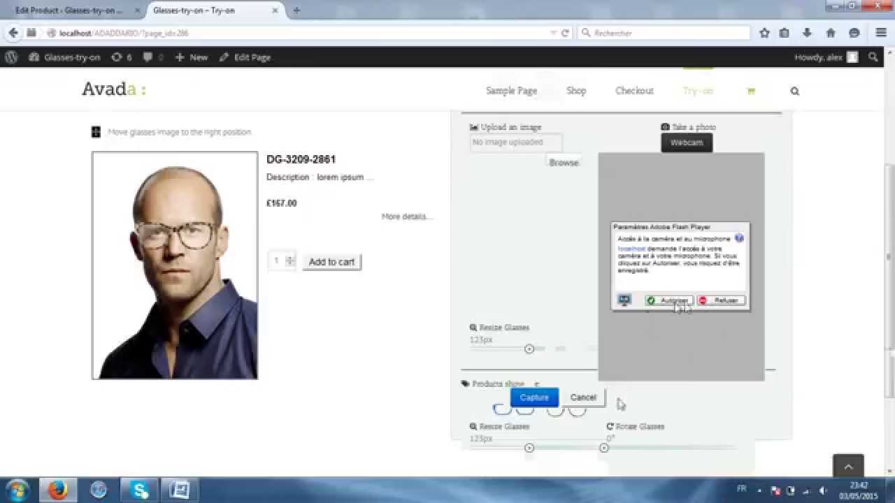 Virtual try on plugin for Wordpress & WooCommerce