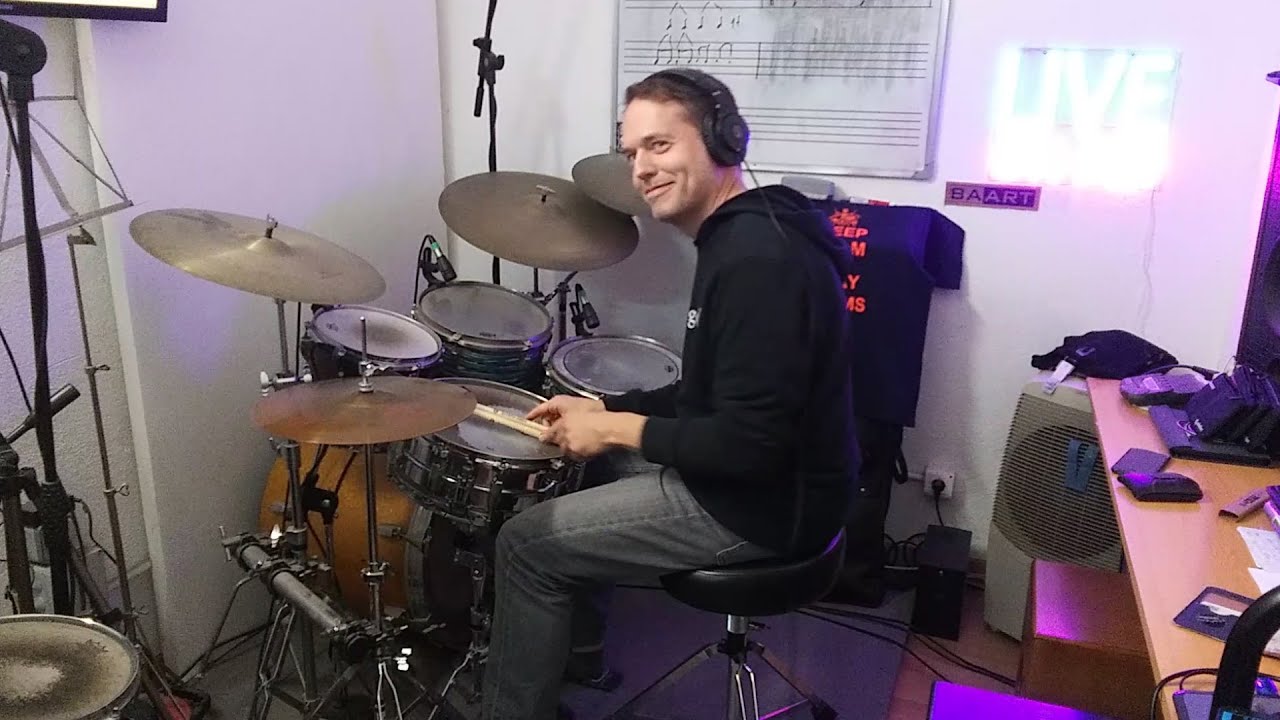 Som Transparents - Drum Lesson Cover by 