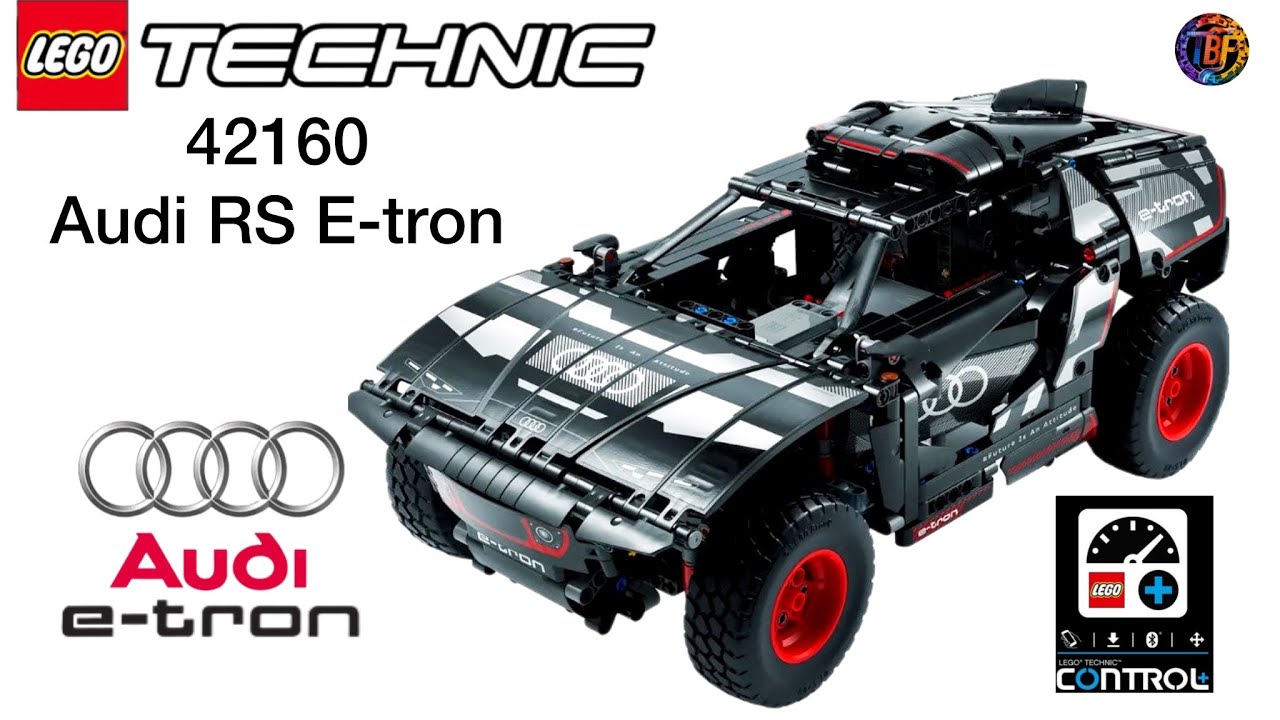 LEGO Technic 42160 Audi RS Q e-tron Speed Build & Review: Electrifying Rally Action!