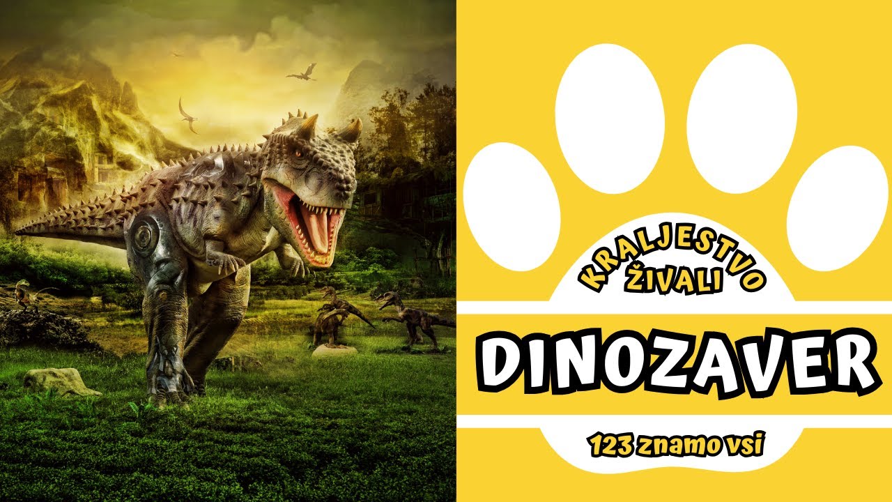 Kraljestvo Živali | DINOZAVER | 123 znamo vsi
