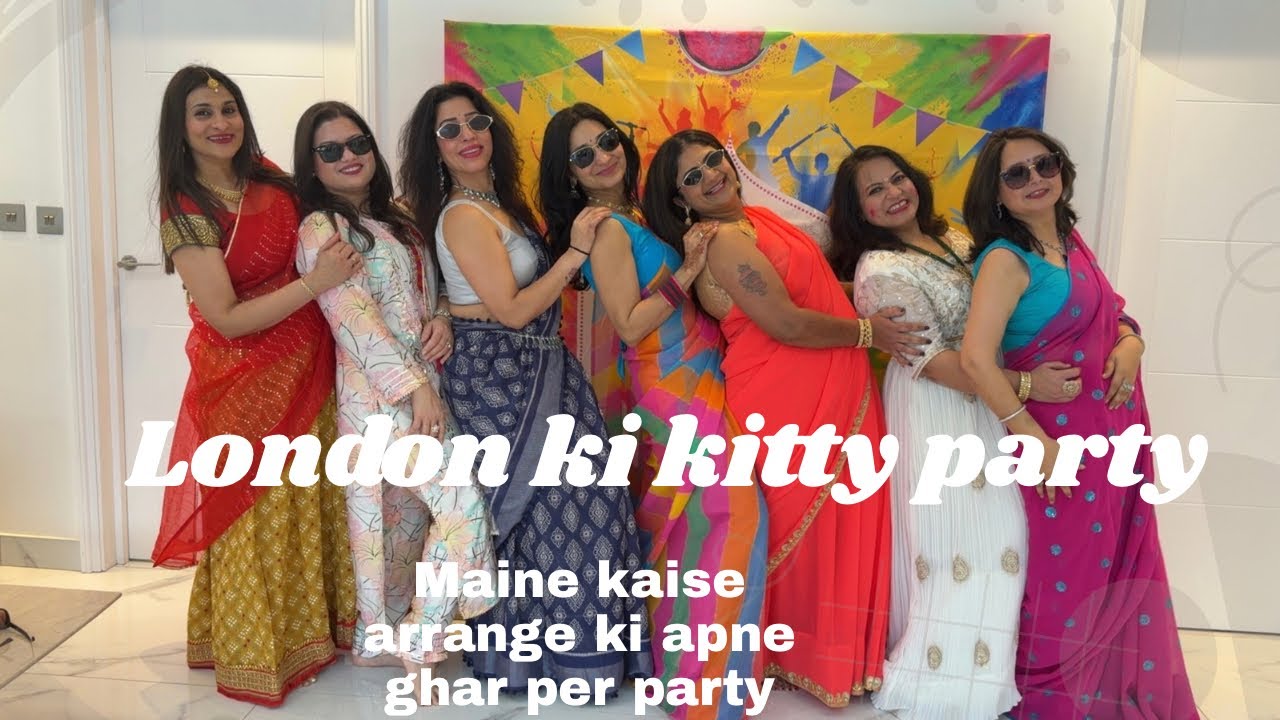 Holi Kitty Party Celebration 🎉 | Tambola, Fun Games, Reels & Amazing Food