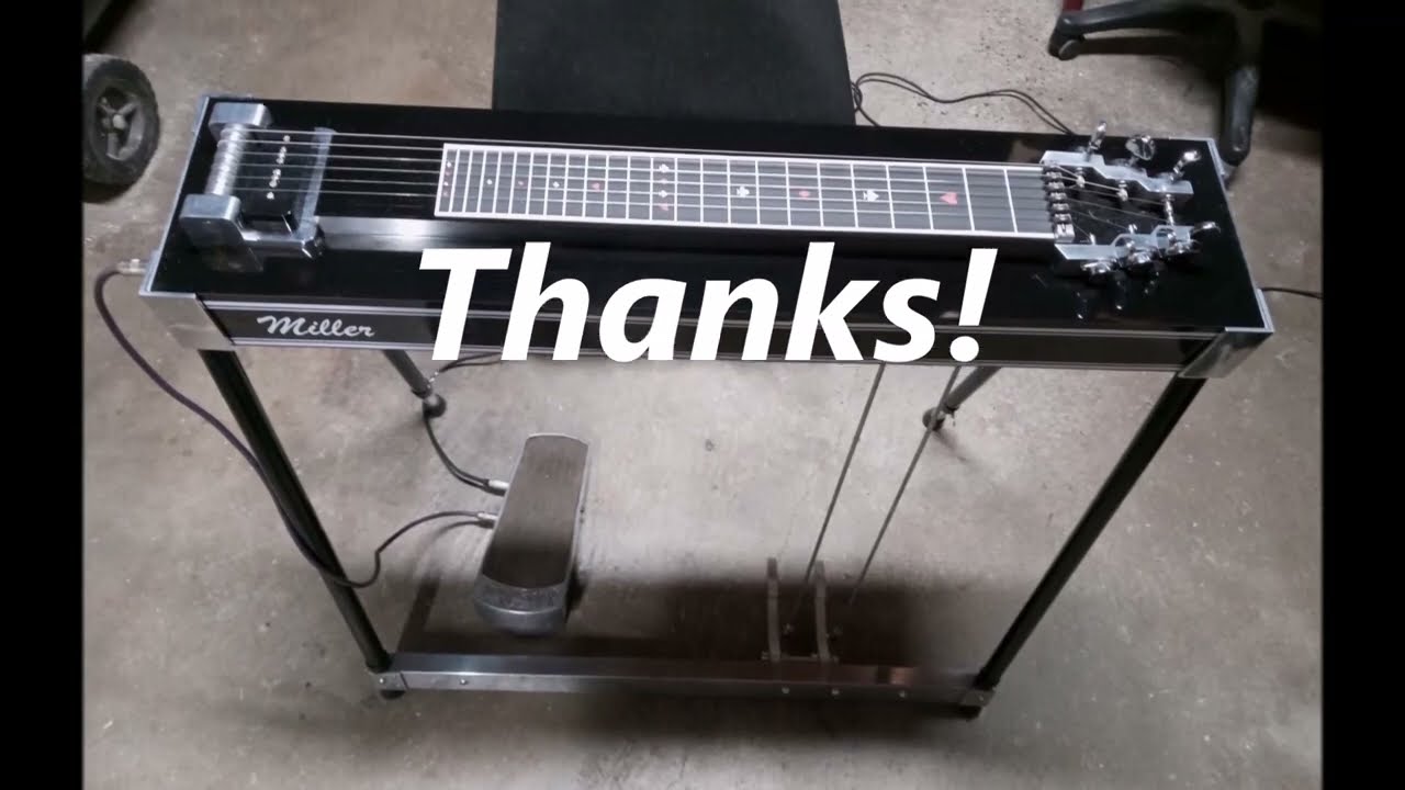 Miller 6 String Pedal Steel Set Up Instructions