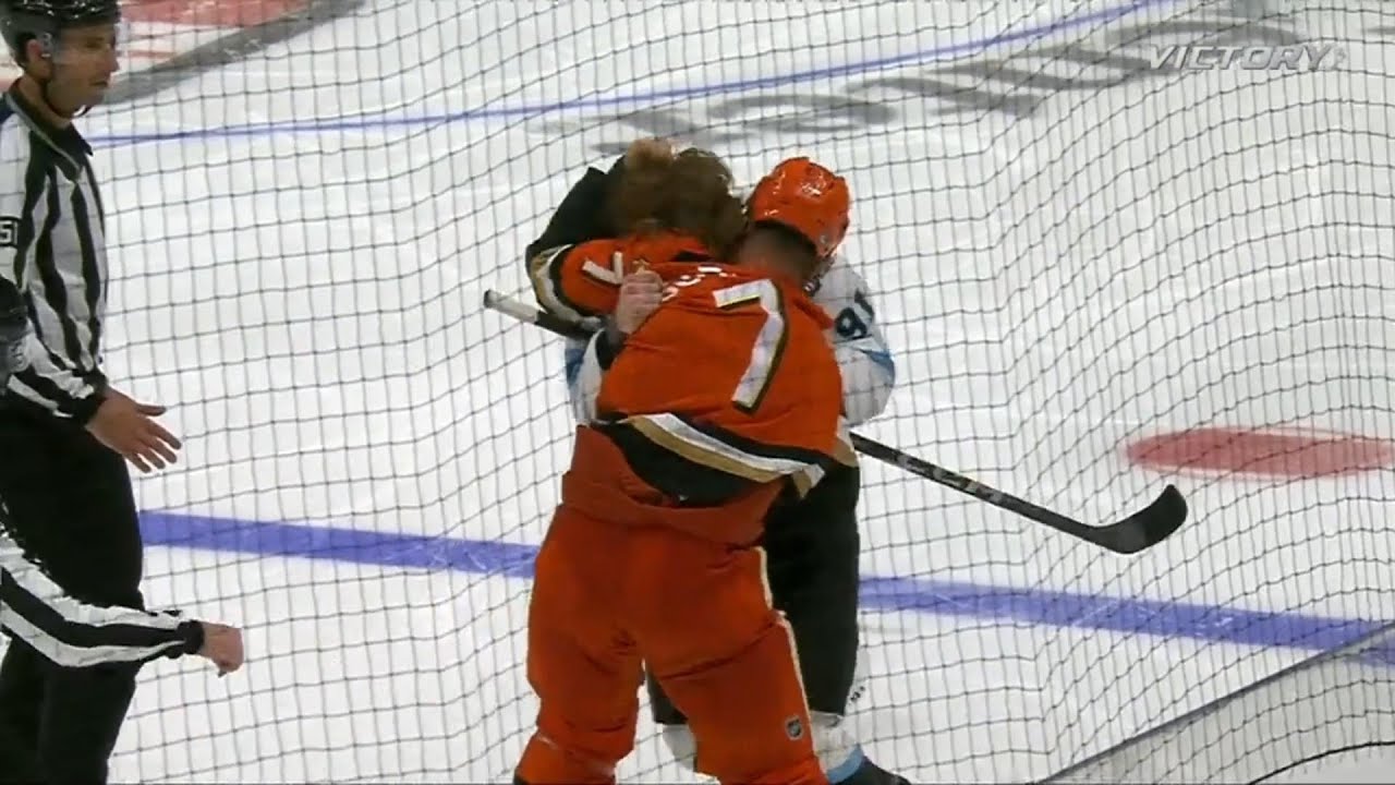 Radko Gudas And Josh Doan Roughing Penalty