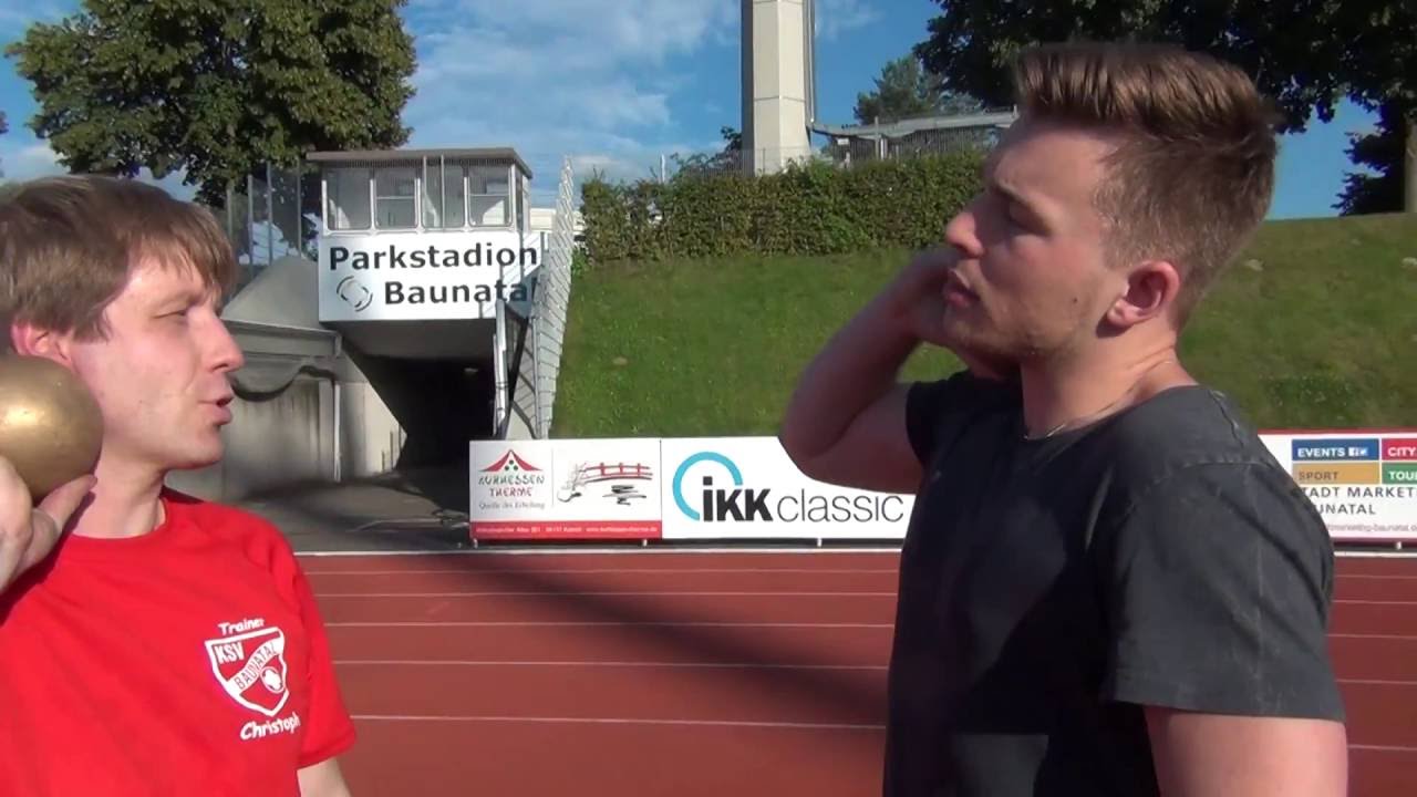 Olympische Sportarten im Test: Kugelstoßen