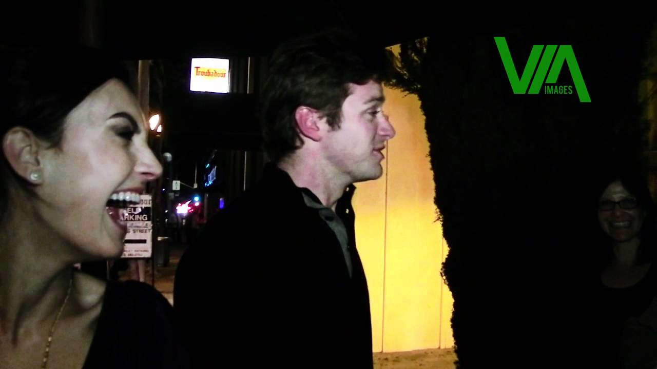 Armie Hammer and Elizabeth Chambers at Dan Tanas Restaurant! - Via Images