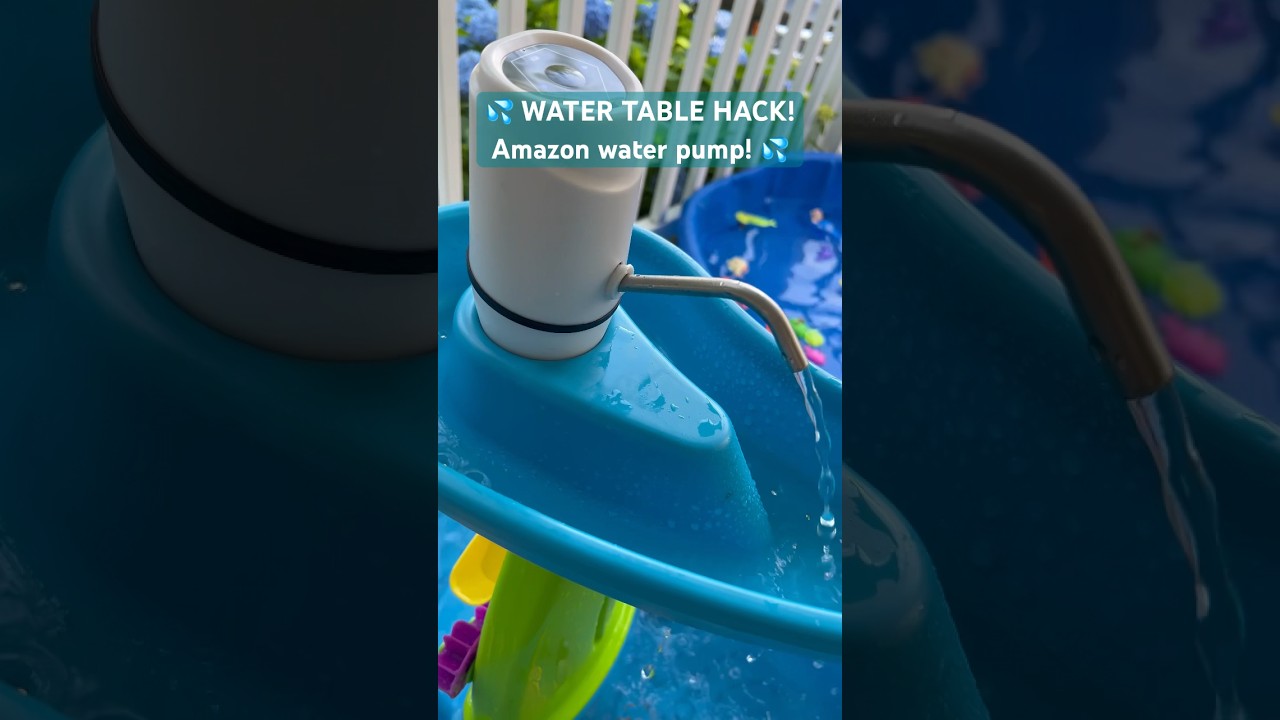 💦Water table HACK! #TwinMom approved! #amazonfinds #momhack #amazonmusthaves #toddleractivities