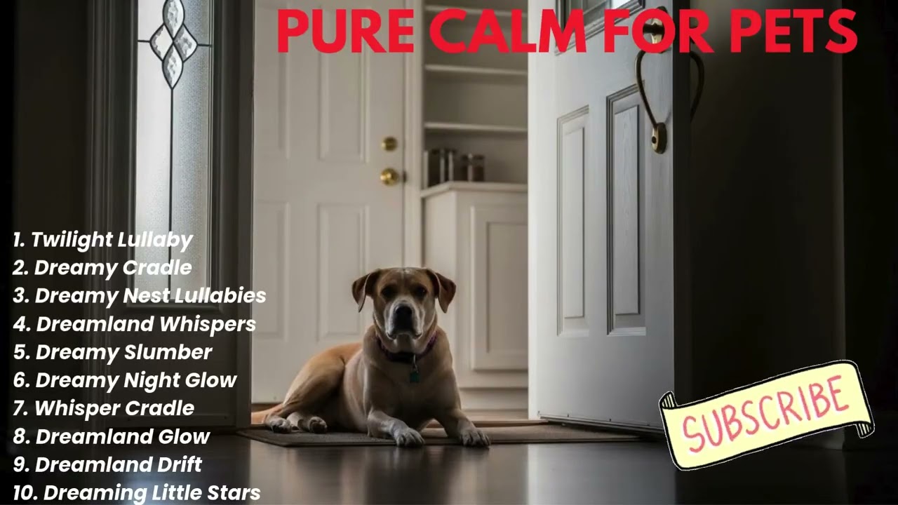 Stress Relief Music for Dogs Left Alone at Home