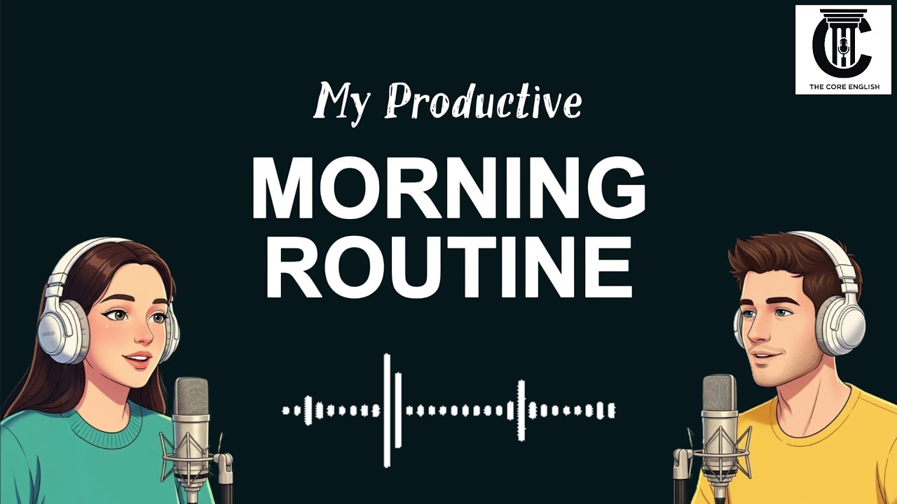 Morning Routine To Improve Your English | Easy English Podcast for Conversation Practice