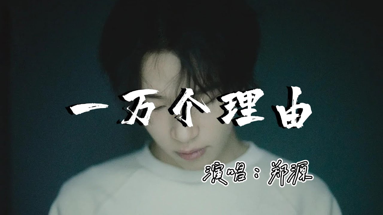 郑源 - 一万个理由『经典老歌』『早知道我对这份感情难分难舍，当初说什么也不让自己放手』『动态歌词MV』