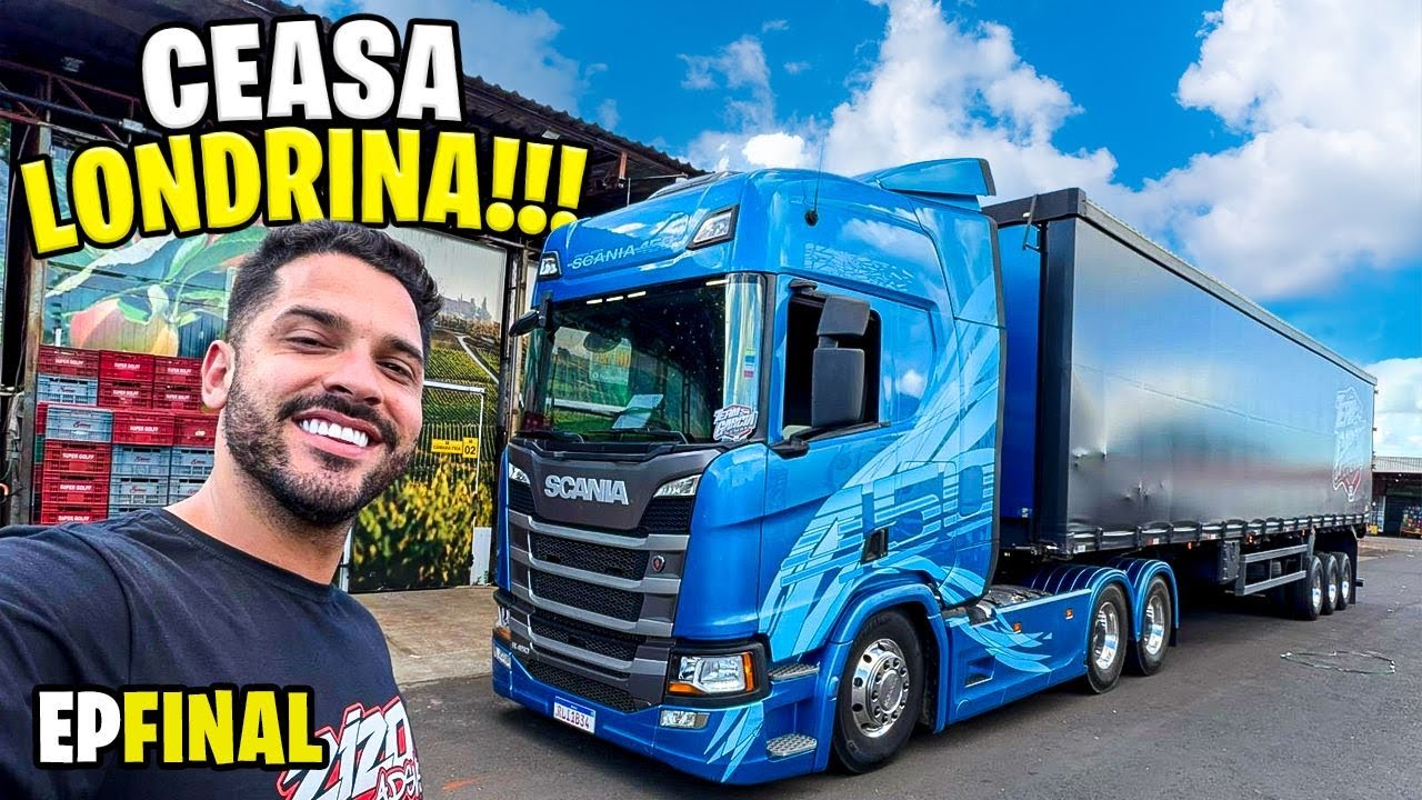 CHEGUEI NO CEASA COM O SCANIA PELA PRIMEIRA VEZ 😍 ENTREGAR CEBOLA EP FINAL