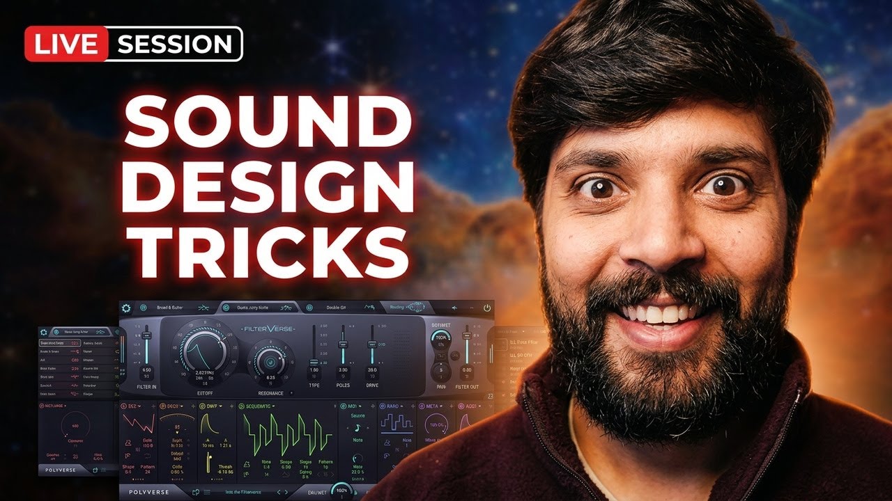 Master Sound Design in FILTERVERSE – Unreal Filter Tricks & Modulations (Live Session)