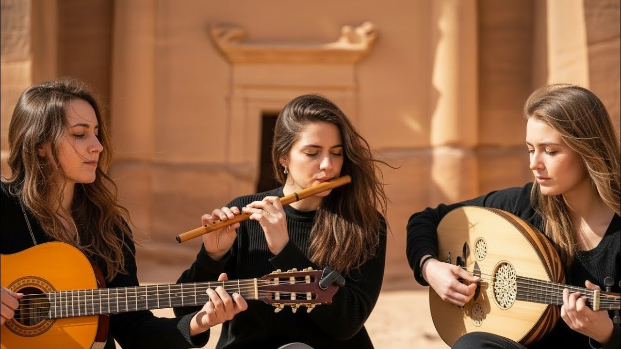 Desert Tranquility | Flamenco Guitar, Oud & Flute Instrumental Music