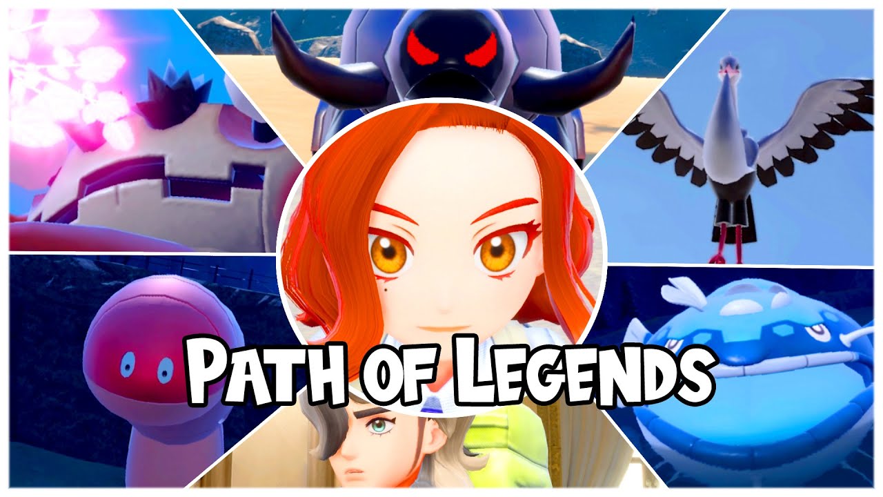 POKEMON SCARLET/VIOLET | Path of Legends Full Quest Line | All Titan Bosses/Arven Battles [Switch]