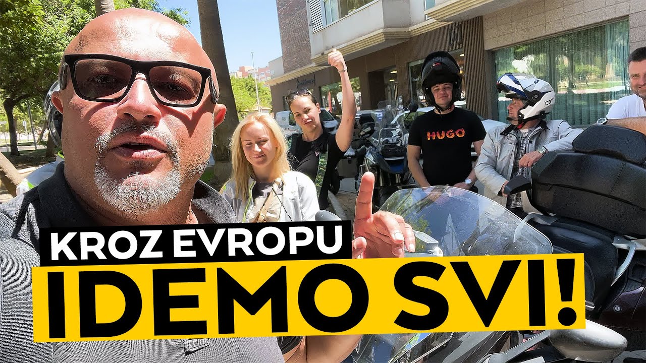 Porodično Motorima Kroz Ceo Mediteran! | Honda Goldwing, BMW GS 1200, BMW K1600GT, Africa Twin