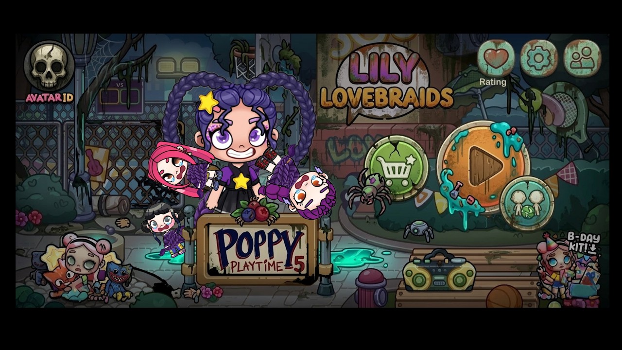 NEW!✨POPPY PLAYTIME 5 IN AVATAR WORLD | HUNTRIX RUMI OUTFITS  | LILY LOVEBRAIDS