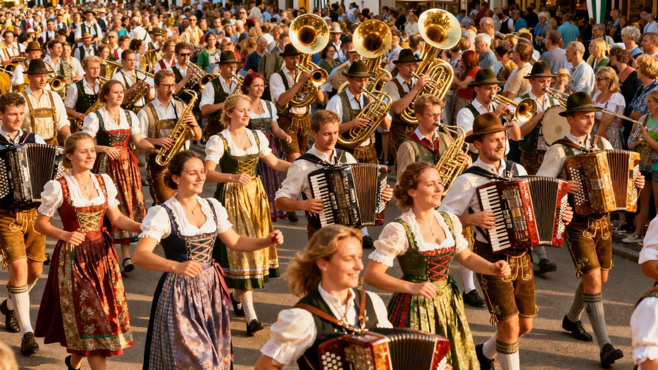 Traditionelle deutsche Volksmusik – Fröhliche Melodien