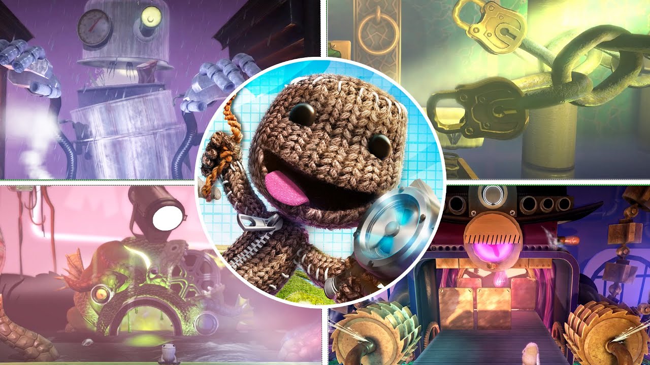 Little Big Planet 3 Все боссы сражаются (без урона)