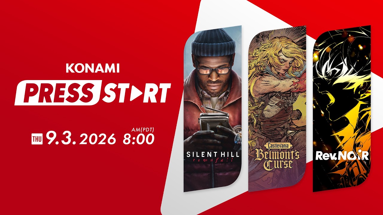 KONAMI PRESS START 9.3.2026 ( KONAMI Game News )