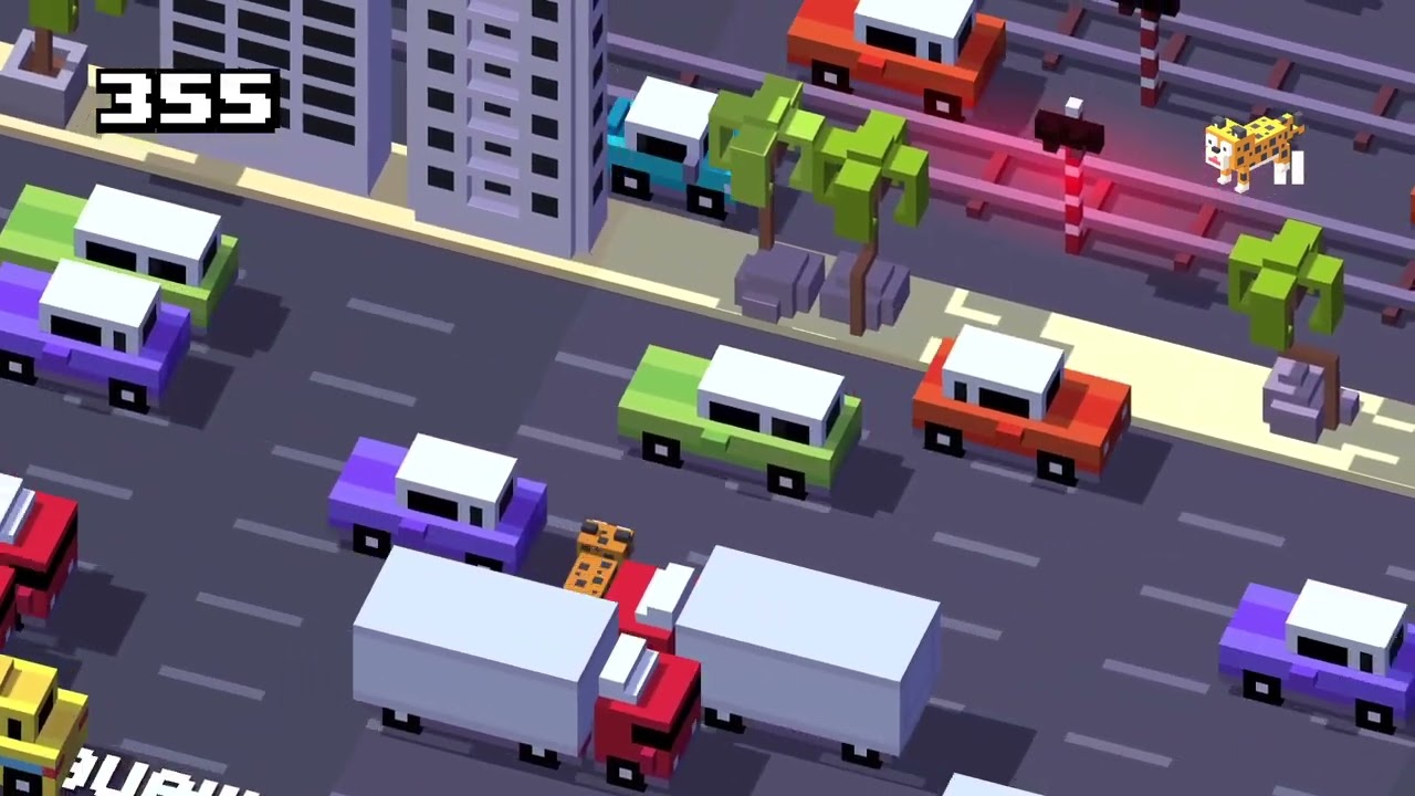 Jaguar - Highest Score 533 - Crossy Road - Daily Level