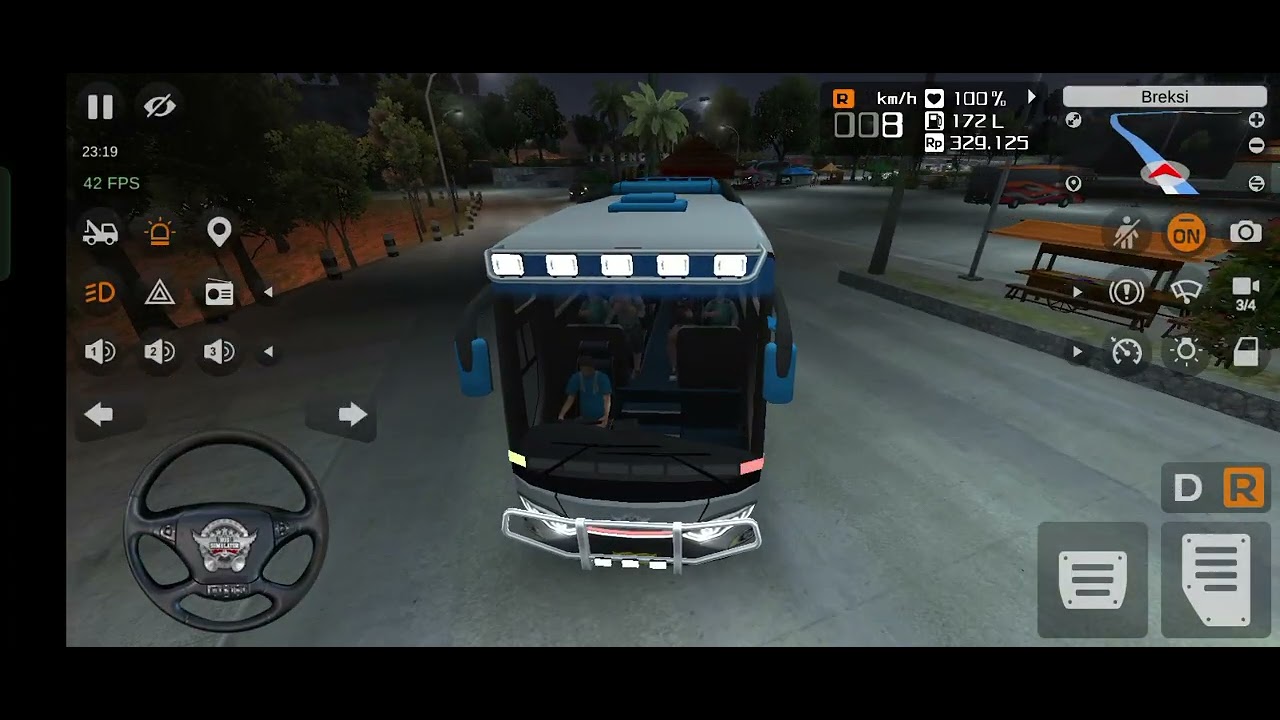 Extreme Tourist Pickup & Top Speed Run 🚍💨 | Bus Indonesia Pro Driving | Spark Gaming
