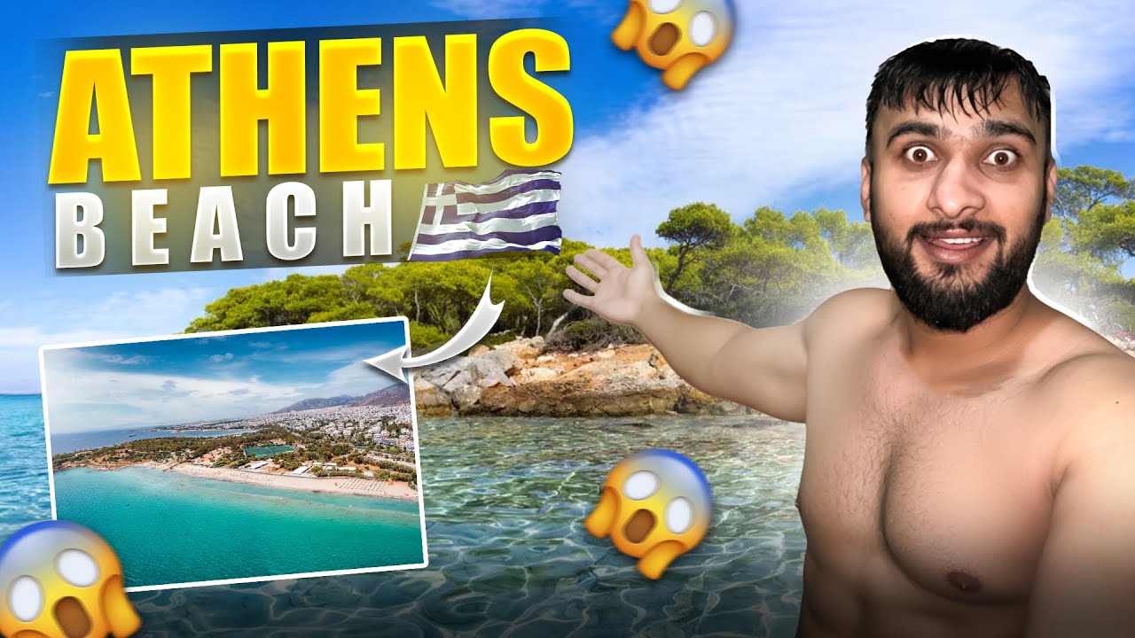 Famous Beach in Athens 😱 ||Maza A Gia 🔥||