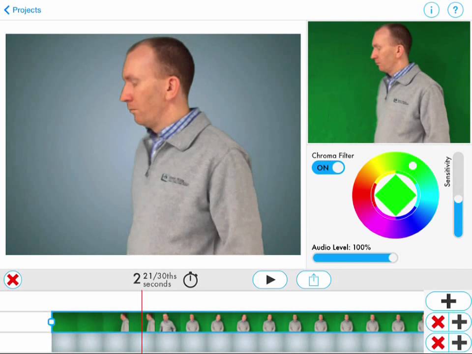 How to Green Screen on the iPad