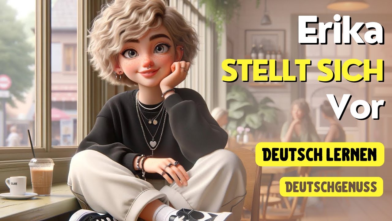 Die Vorstellung von Erika | Hören und Wörter | Lernen Sie mit kurzen Geschichten