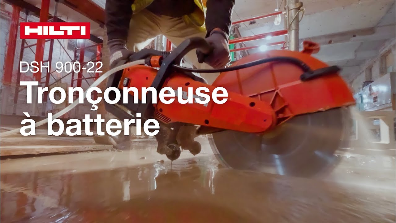 Performance d’une scie à essence, sans essence | Hilti DSH 900-22