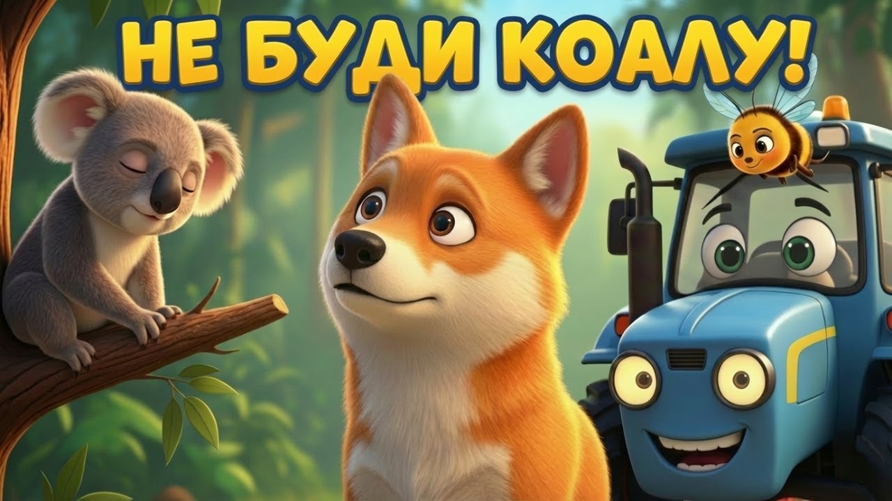 Чому Коала постійно спить? 🐨 Тракторець і Дінго в Австралії | Весела пісенька