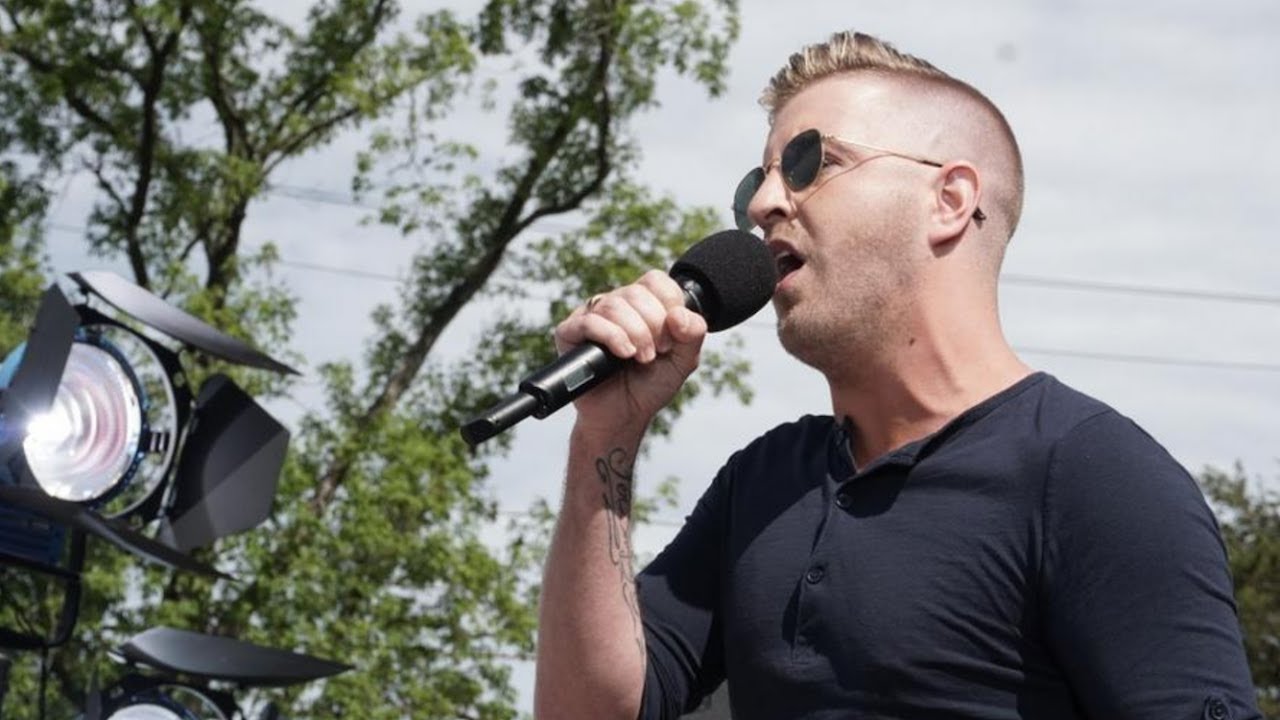 Billy Gilman sings There's a Hero (full) : Station Fire Memorial Park 05/21/17 - Song Dedication