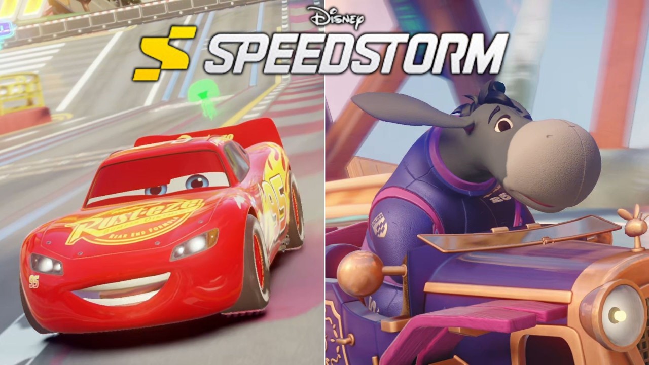 Disney Speedstorm (PC) // Online Races - Season 18 Cars (Lightning McQueen, Eeyore, Gaston)
