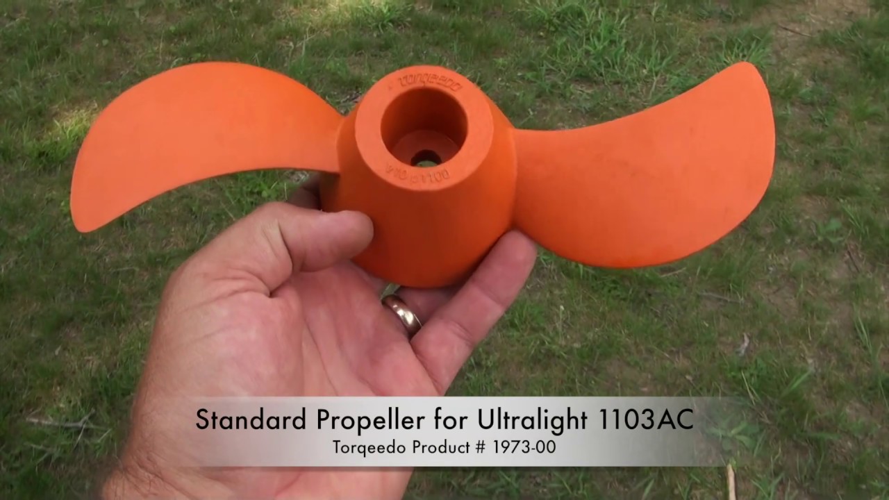 Weedless Propeller for Ultralight 1103AC Testing