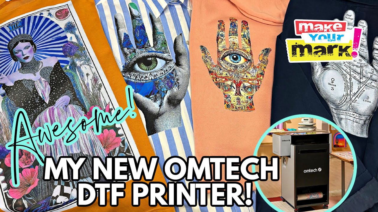 Мой новый принтер Omtech Aurora DTF!