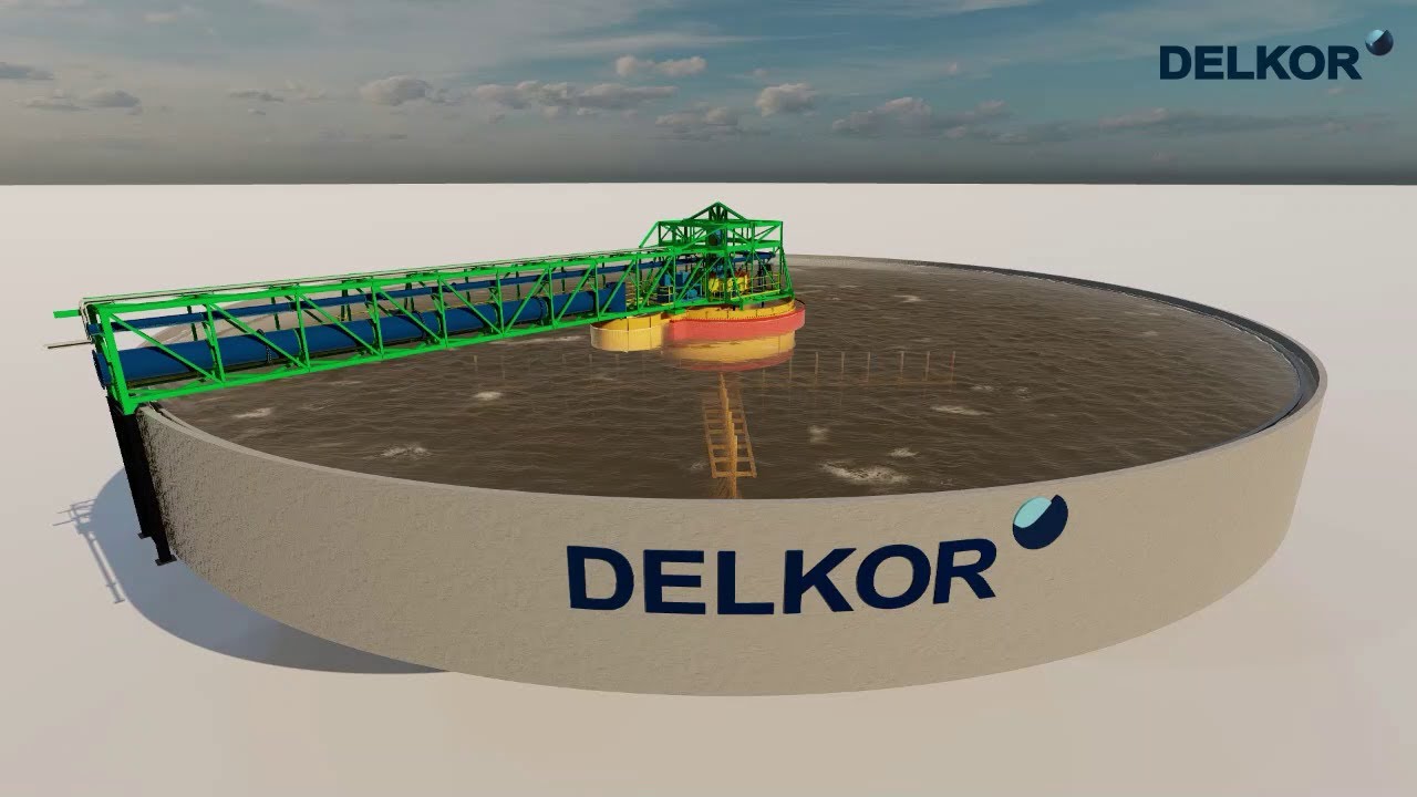 Installation of DELKOR 14 MNm paste thickener for tailings