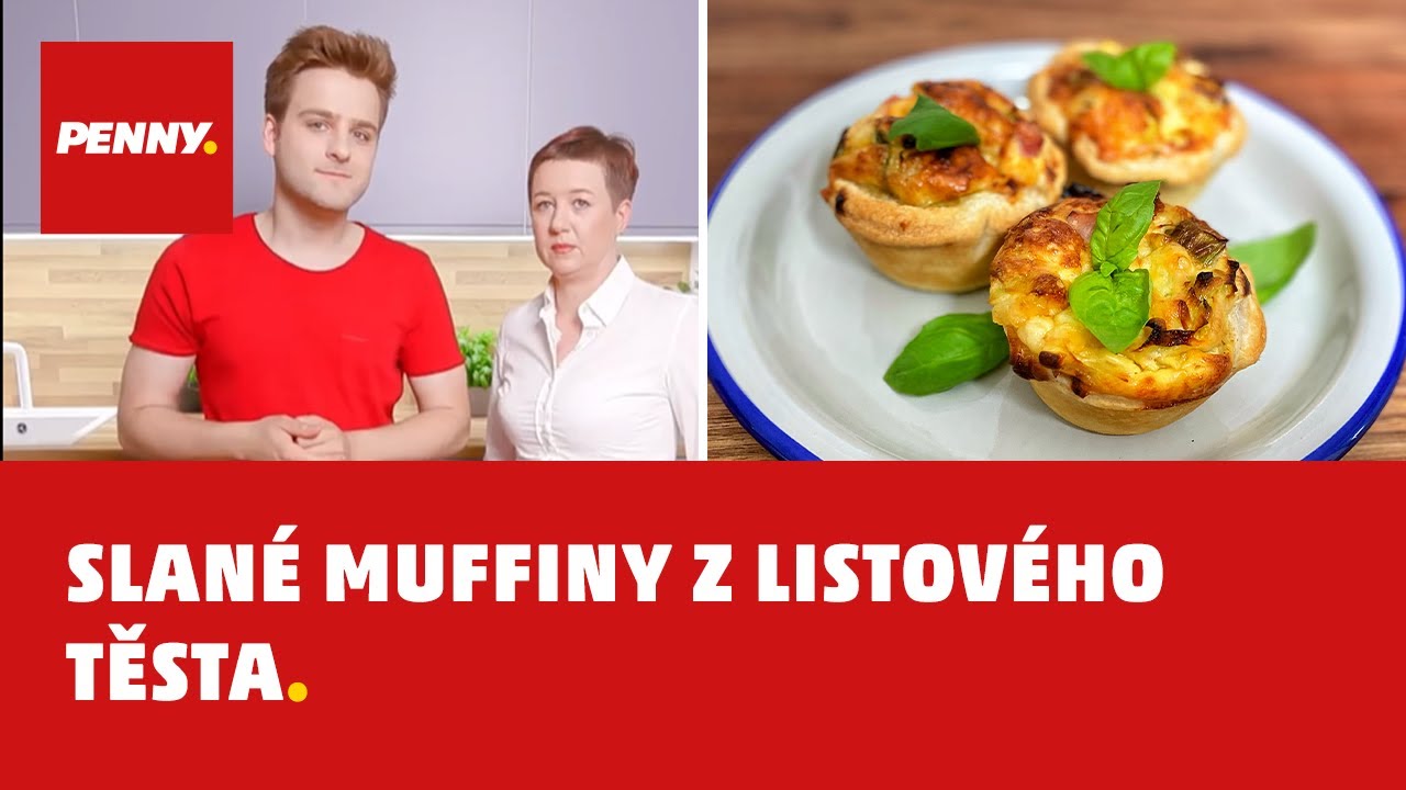 RECEPT -  Slané muffiny z listového těsta