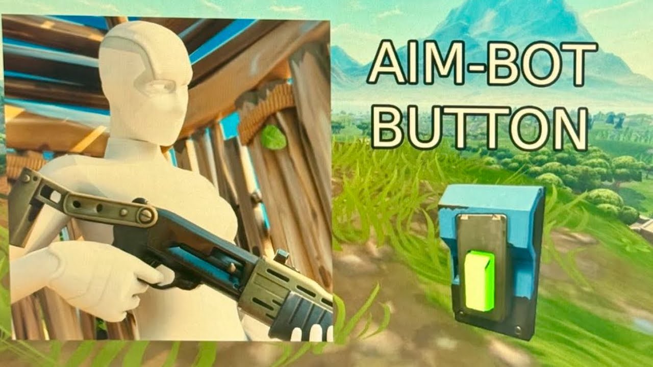 How to make a aim-bot button in Fortnite creative.