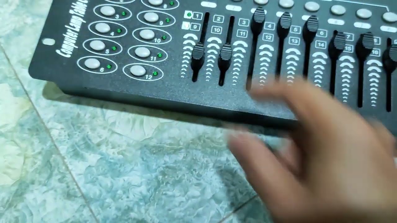 Hướng dẫn sử dụng mixer DMX 512 Lập trình DMX512 0909858136
