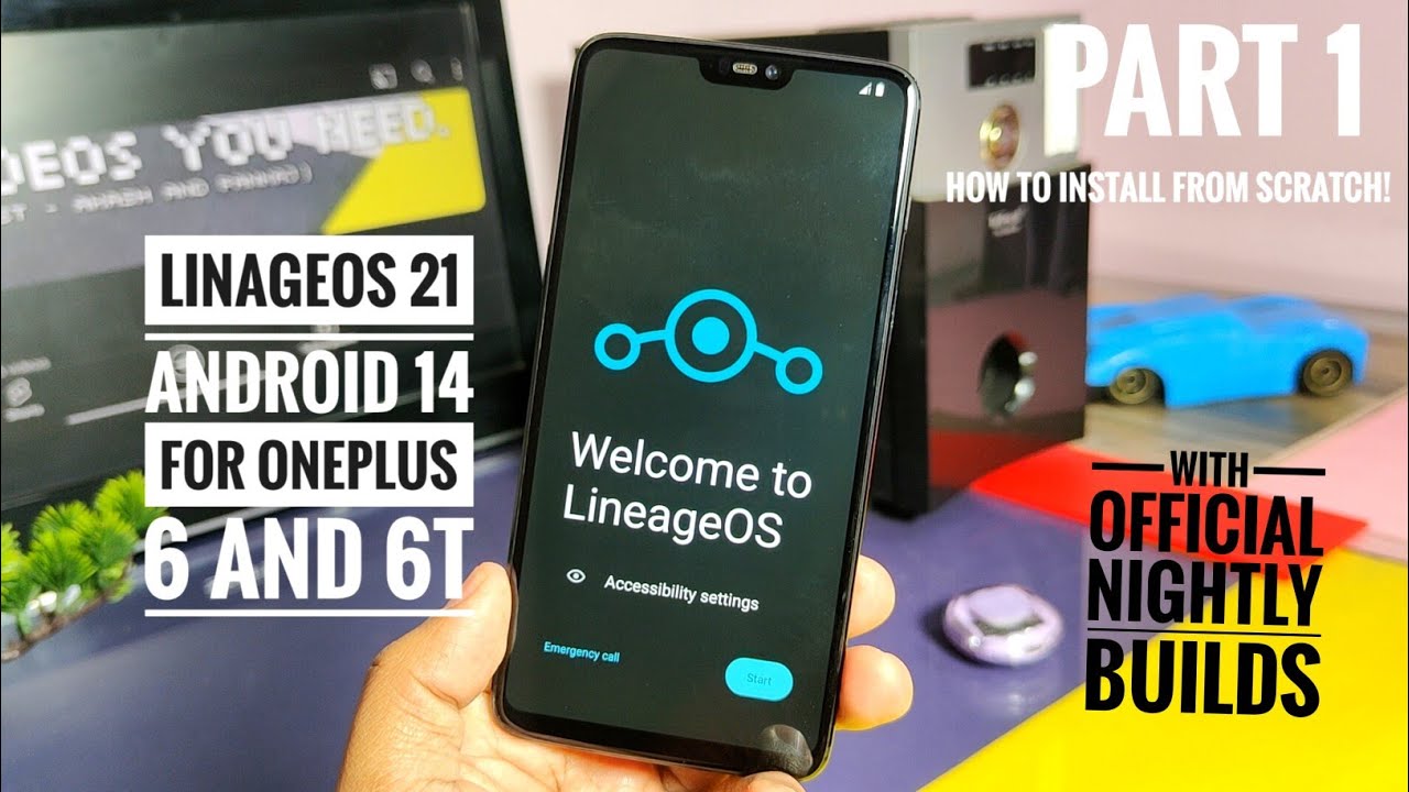 lineageos 21 android 14 custom rom for oneplus 6 and 6t: how to install