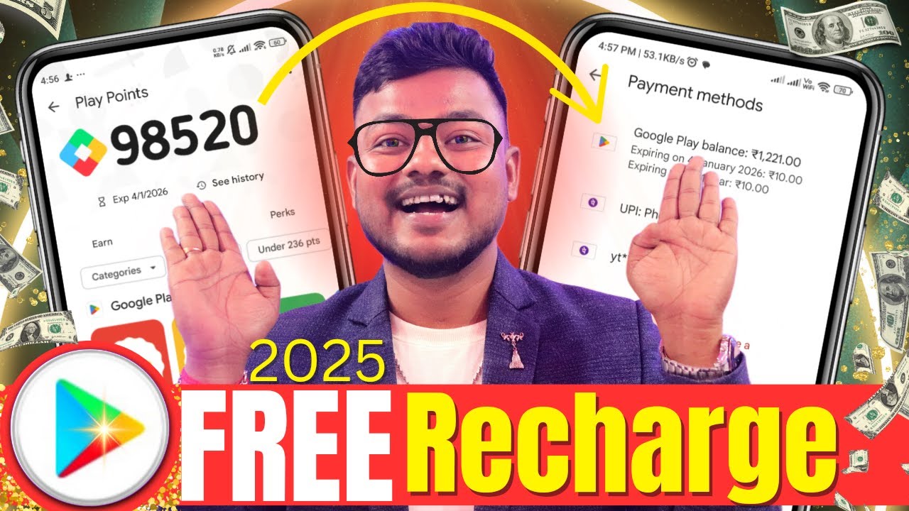 How To Earn Google Play Store Money 2025 | Google Play Store Play Points | Free Play Store Recharge