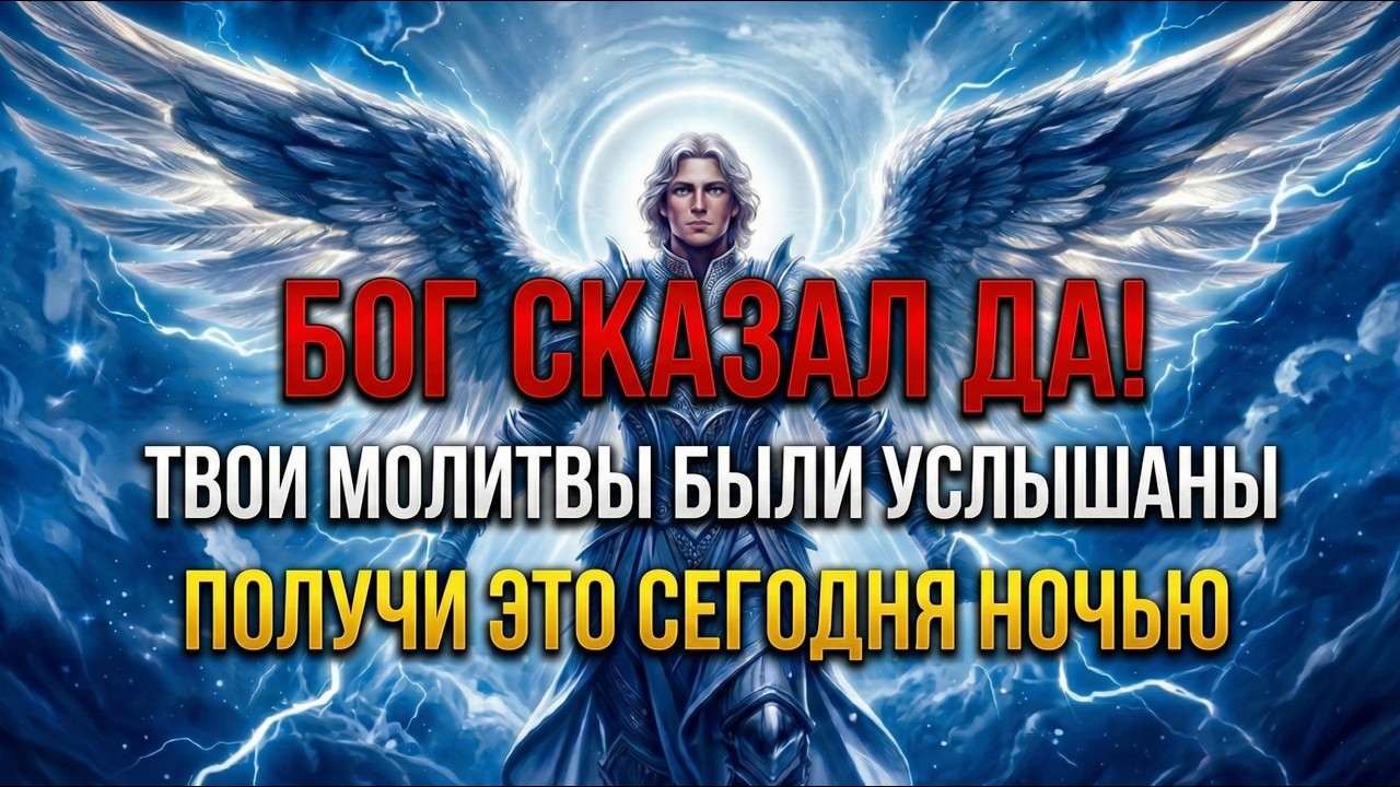 🔴 ОСТАЛОСЬ ВСЕГО 30 СЕКУНД — АРХАНГЕЛ МИХАИЛ ГОВОРИТ: БОГ СКАЗАЛ ДА! ТВОИ МОЛИТВЫ БЫЛИ УСЛЫШАНЫ.
