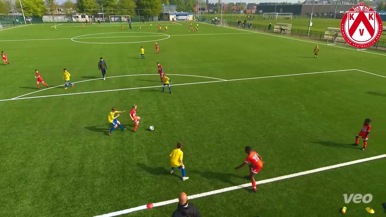 Waasland Beveren -  KV Kortrijk u10 (26/4/2025): enkele highlights