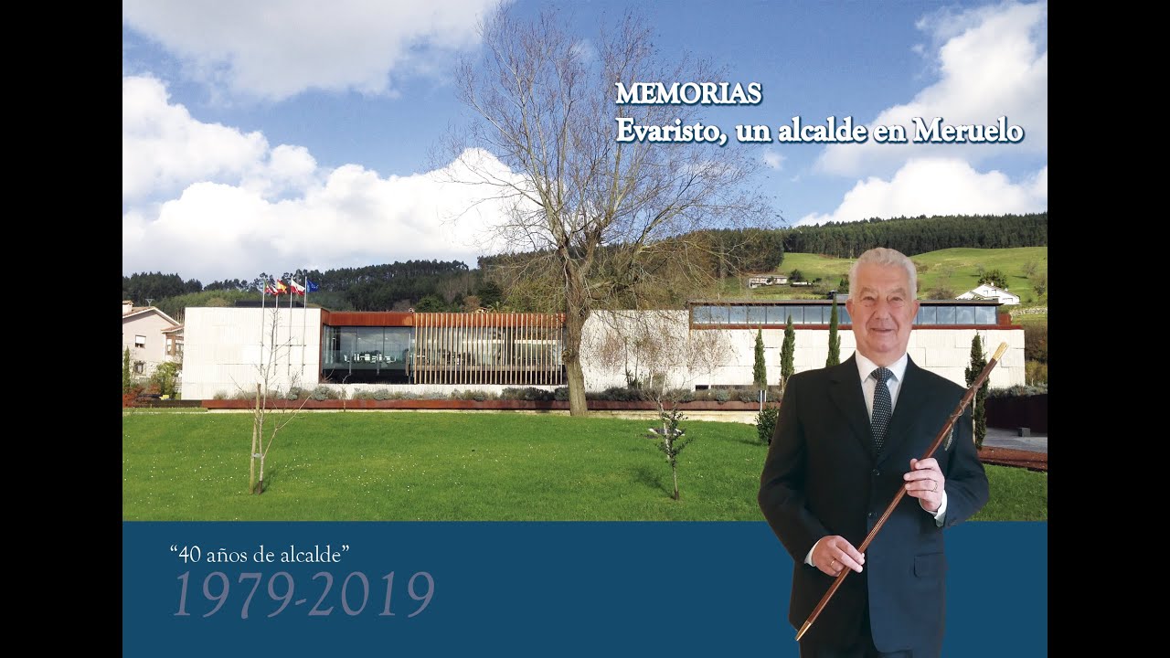 Homenaje a Evaristo Domínguez por sus cuarenta años como alcalde de Meruelo.