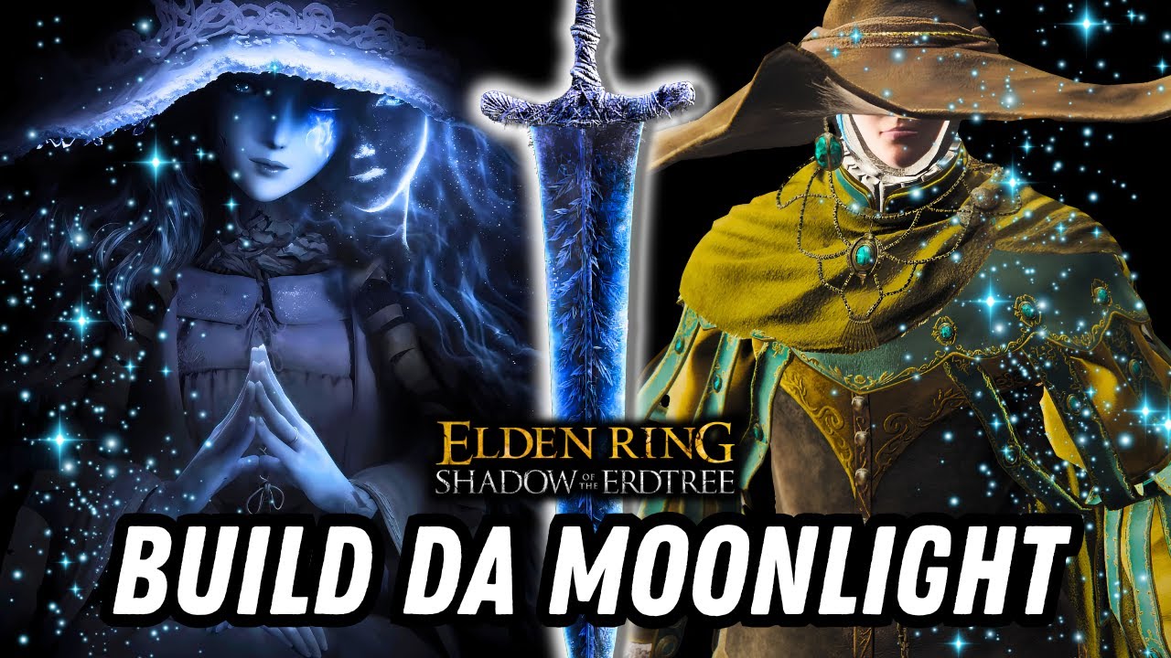 Elden Ring com a BUILD DA MOONLIGHT (Dark Moon Greatsword)!