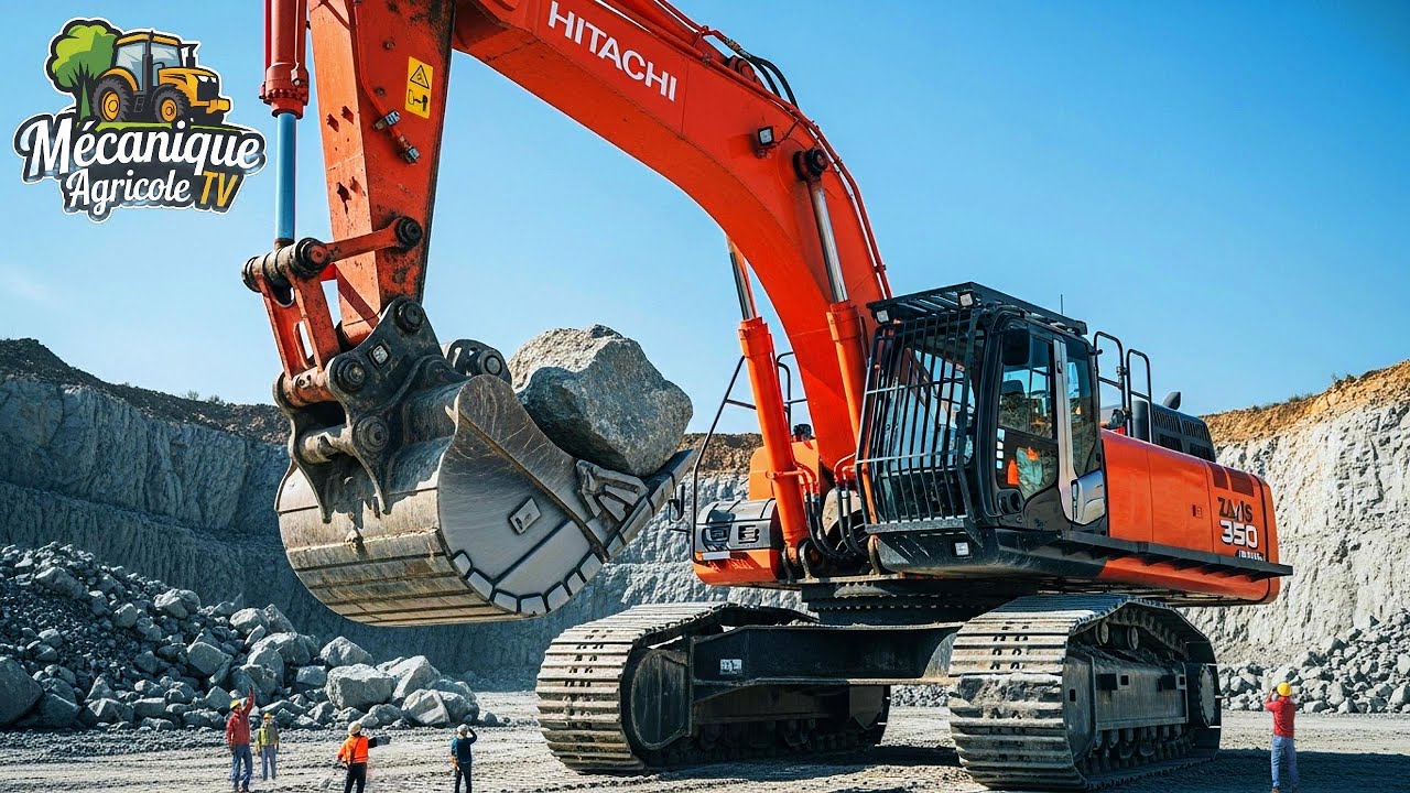Comment un CONCASSEUR traite 400 tonnes de roche | TECHNOLOGIE D'EXPLOITATION DE PRÉCISION PARFAITE