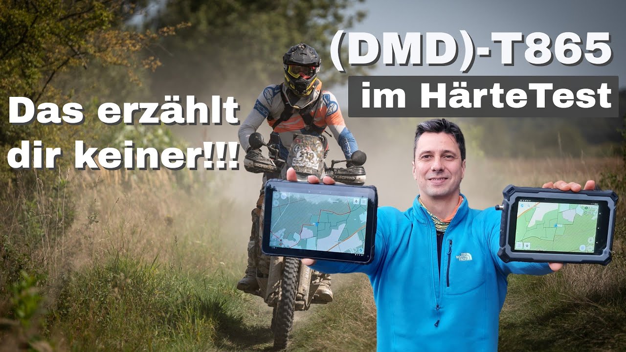 BESTE Motorrad Navigation? 8 Zoll (DMD) T865 Navigation Tablet im Test mit Carpe Iter Pad V4B
